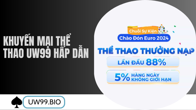 Khuyến mại thể thao uw99 hấp dẫn